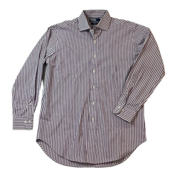 Polo by Ralph Lauren Regent Classic Fit Long Sleeve Shirt Men's Size 15.5-32/33 - Picture 2 of 9